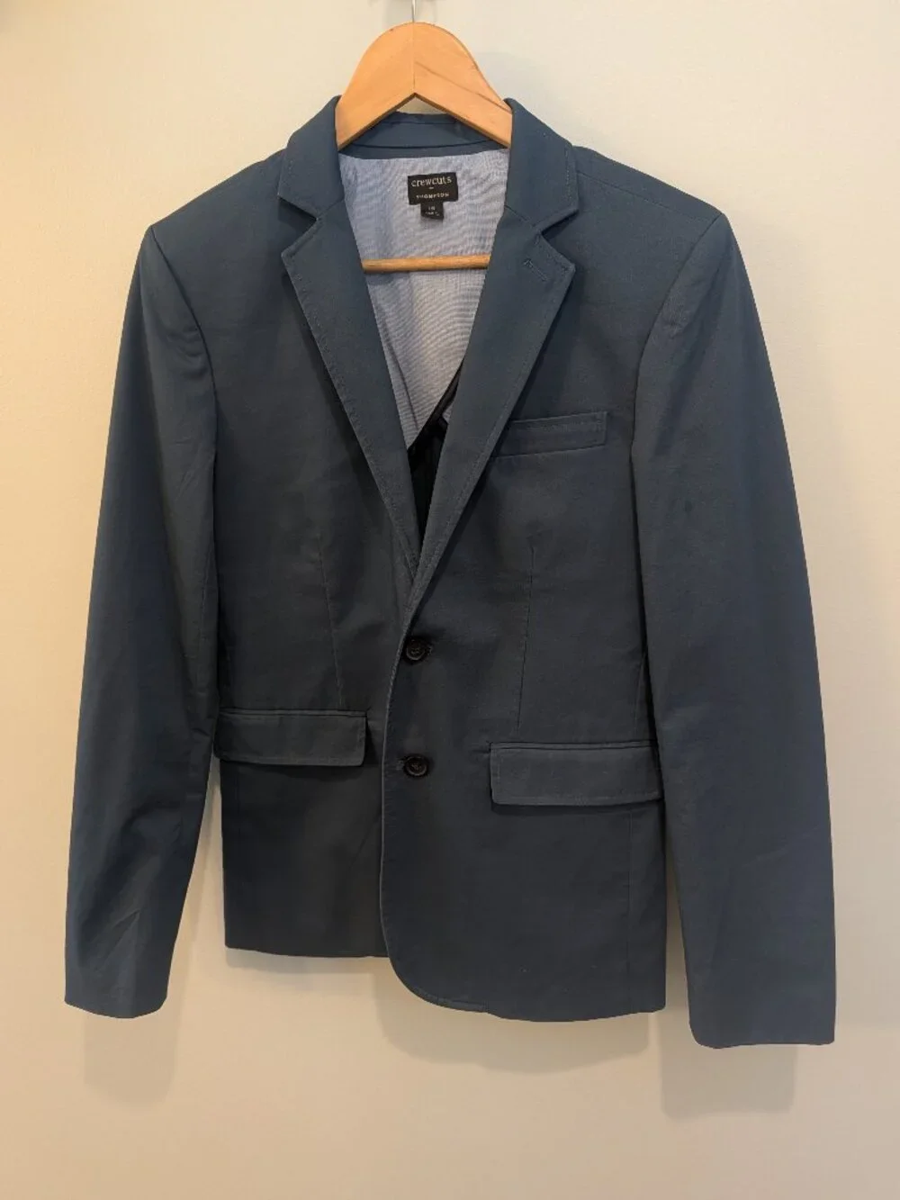 J.Crew Crewcuts Thompson Blazer - Blue - Size 16 (Youth/Boys)
